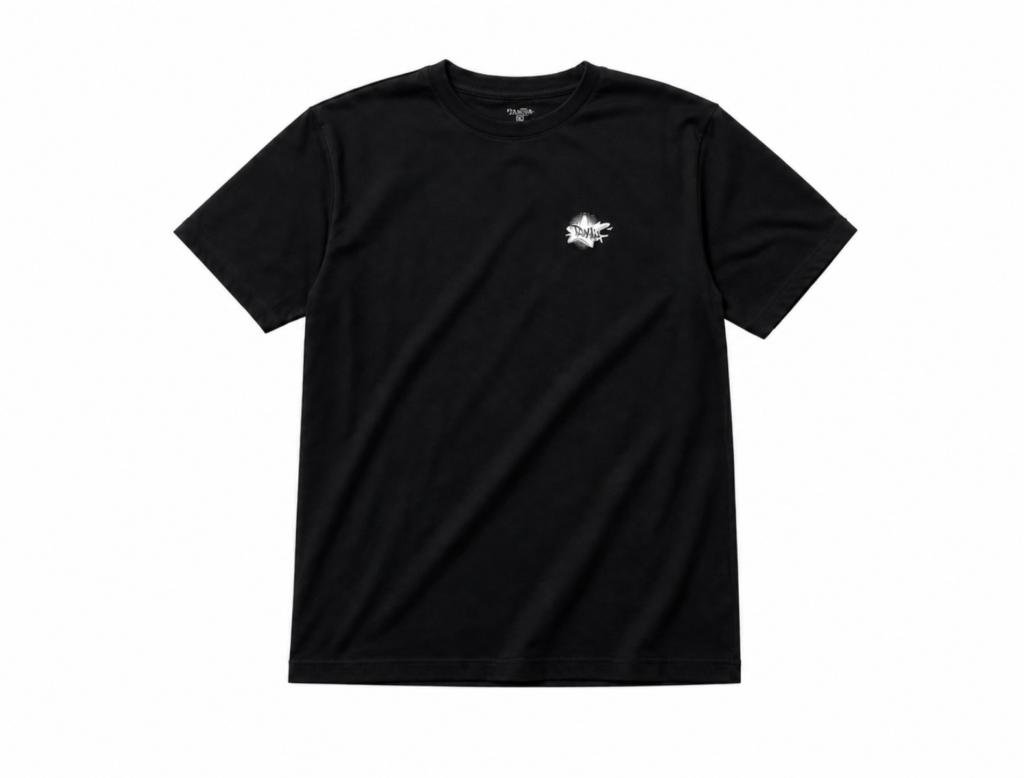 BLACK TEE "TIMELESS"