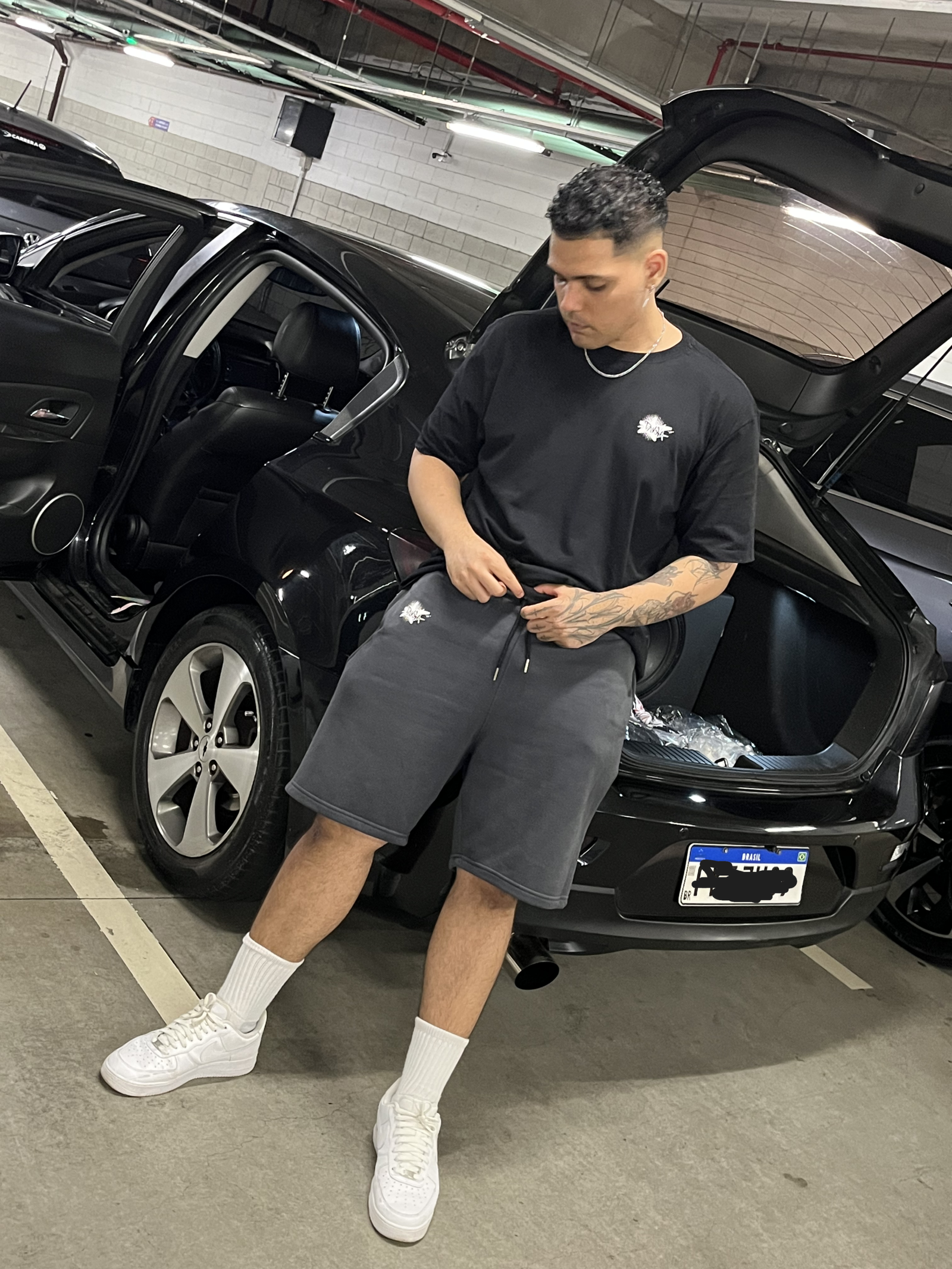 SHORTS BASIC MOLETOM CHUMBO - Imagem 3